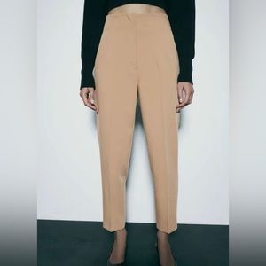 Zara tailored high waisted pants